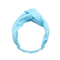 7 colors printed twisted elastic headband 100% mulberry silk women hairband luxury